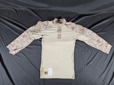 USMC Marine Digital Desert MARPAT FR Combat Shirt FROG Medium Long