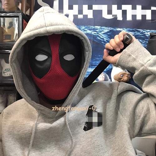Cosplay High Quality Deadpool Full Face Mask Perspective Breathable Knit Helmet - Picture 12 of 13