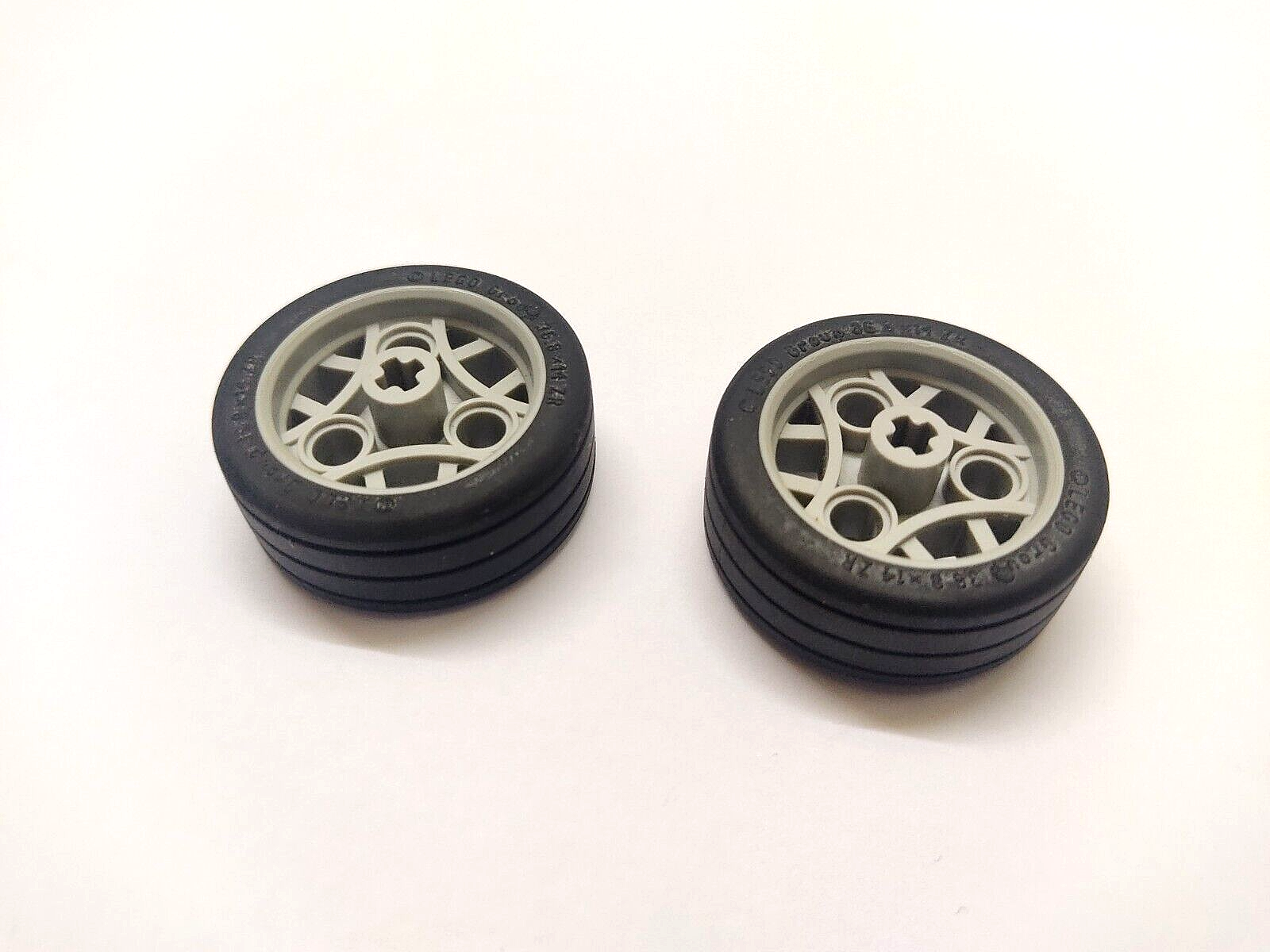 LEGO 2 Roues (Jante grise + Pneus 36,8x14 ZR)¤ 44293c ¤Wheels (Rime ...