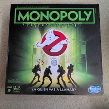 Monopoly Ghostbusters Edition Board Game/Plays Theme Song Music Hasbro Spanish 