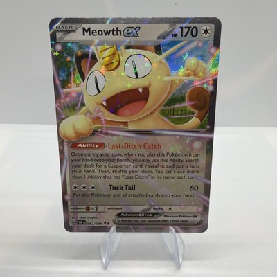 Meowth EX - 062/088 - NM - Pack Fresh - Perfect Order - POR
