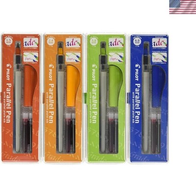 Parallel Calligraphy Pen Set, 1.5 mm, 2.4 mm, 3.8 mm and 6 mm with Bonus Ink ...