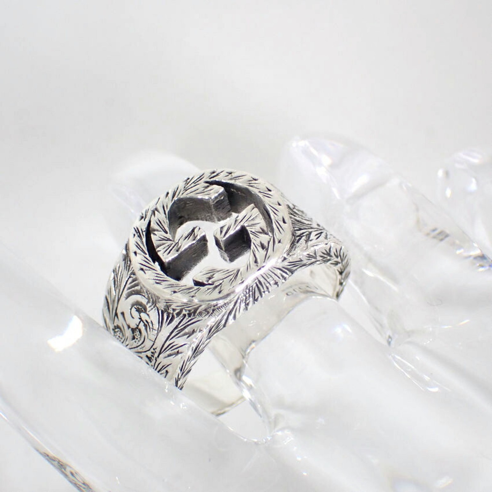 GUCCI 925 Interlocking Ring, size 22 - image 8