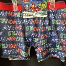 Marvel Avengers  Iron Man Ultra Cool Boys Athletic Boxer Briefs 2 Pack Size 10