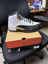 Jordan Air Jordan 12 Retro Royalty White Black Gold Men's Air Jordan Sneaker