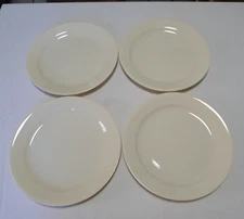 Corelle Vitrelle Beige Sandstone 9" Rimmed Lunch Salad Plates set of 4  USA