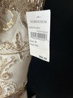 Dress the Population Silvia Ivory/Gold Sequence Sz M Evening Dress Formal NWT — photo 7