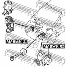 Support moteur Mitsubishi COLT