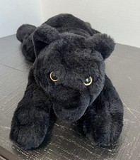 FAO SCHWARZ Black Panther Jungle Cat 21 Plush Yellow Eyes Jaguar Stuffed 2023
