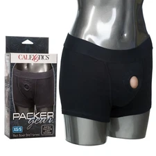FTM Packer Gear Black Boxer Brief Packing Harness Underwear XS/S