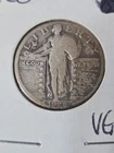 1928 Standing Liberty Quarter Dollar 90% Silver Circulated Condition
