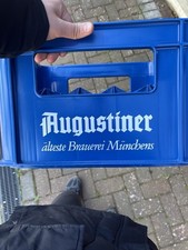 Strong Plastic German Beer Bottle Crate Augustiner