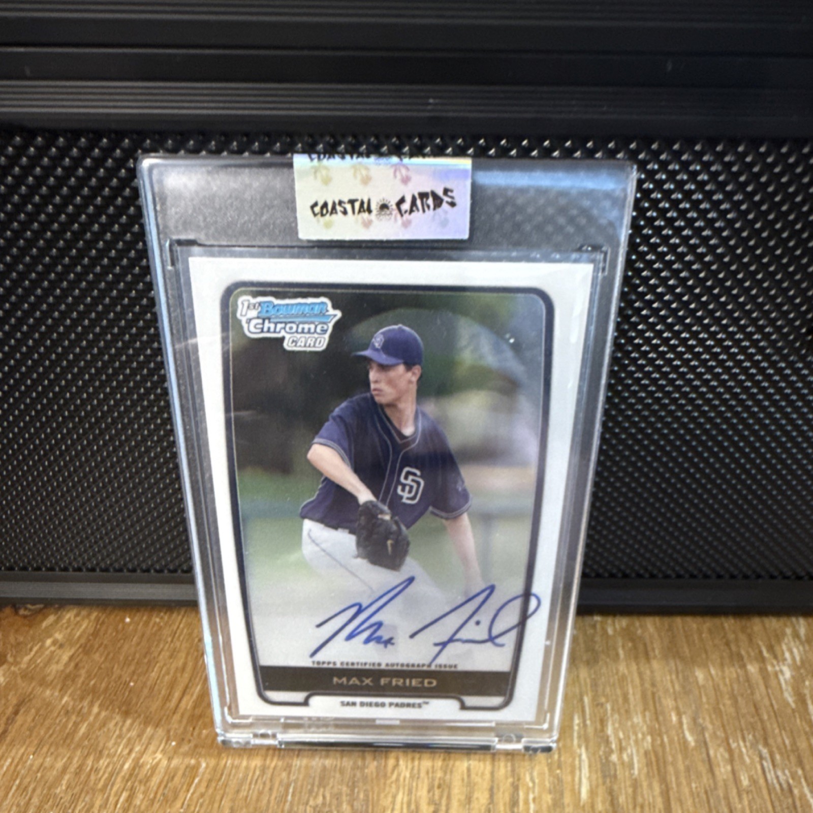 Bowman 2012 Chrome Draft Picks Max Fried #BCA-MF Autograph San Diego Padres MLB