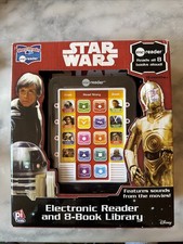 Star Wars Electronic Reader And 8 Book Library - NEW - 18 Months And Up