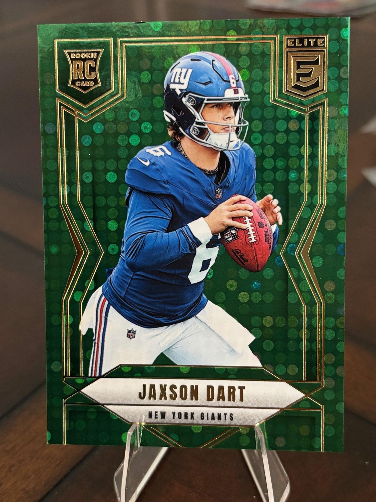 2025 Donruss Elite #103 Jaxson Dart Green Disco
