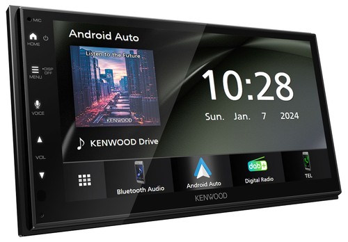 Kenwood MP3 USB DAB 2DIN Bluetooth Autoradio für Ford Fusion Kuga Transit 05-12 - Bild 4 von 12