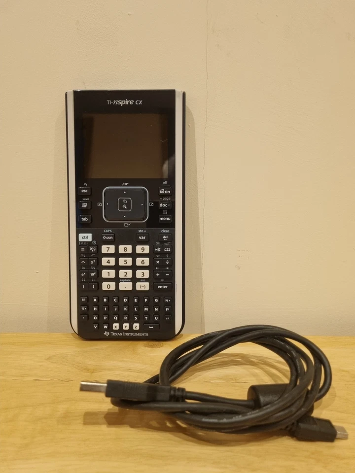 Texas Instruments TI-Nspire CX Black Graphing Scientific Calculator + Cable - Image 2 of 4