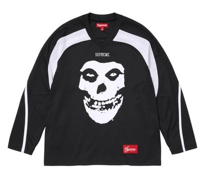Mサイズ supreme hockey ホッケーシャツ Supreme BONES HOCKEY JERSEYシュプリームホッケージャージ (Supreme