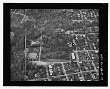 21. HISTORIC IMAGE: AERIAL VIEW CEMETERY ITS ENVIRONS. PHOTOGRAPH 17 APRIL