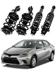 4PCS F&R Quick Complete Strut & Spring Assemblies For 2014-19 Toyota For Corolla