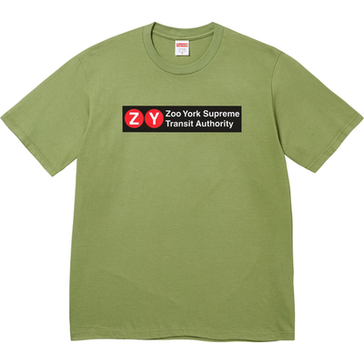 Supreme x Zoo York Transit Moss Tee | eBay
