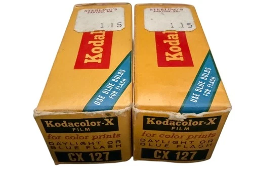 2 - Kodak Kodacolor-X Film CX 127 Sealed - Expired Nov 1969 - Vintage Color Film