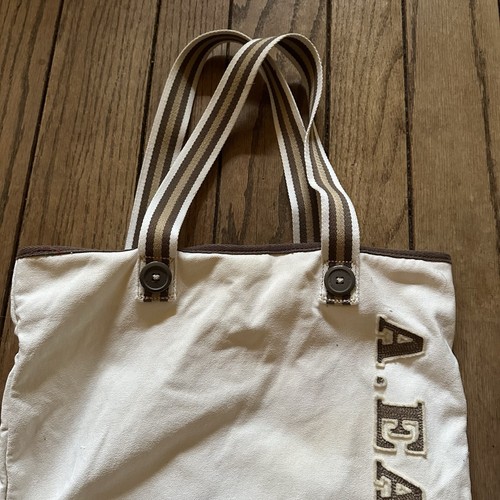Borsa a tracolla American Eagle Outfitters borsa in tela beige - Foto 3 di 12