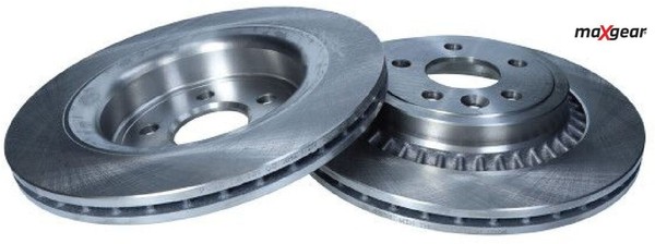 2X Bremsscheibe Maxgear 19-2335 2 Bremsscheiben Hinterachse Hinten FüR Volvo-image