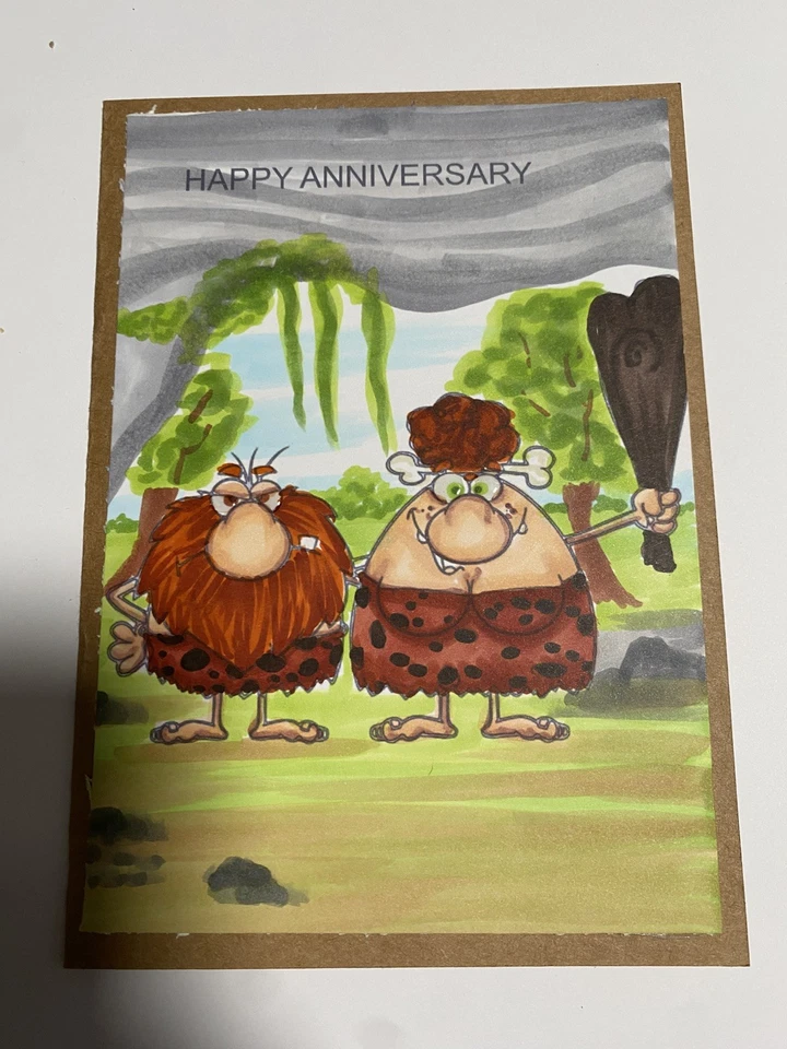 Handmade Anniversary/Congratulations. Card 5 X 7 With Envelope Blank Inside. - Image 4 of 4