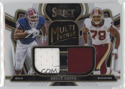 2023 Panini Select Multiverse White Prizm 69/75 Bruce Smith #MU-BSM HOF 1j3o