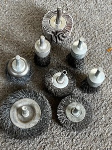 8-Pcs Professional Carbon Steel Wire Wheel Brush for Drill - 3- WEILER-USA