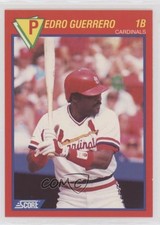 1989 Score 100 Hottest Players Box Set Pedro Guerrero #44 te2