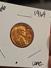 1964 P Gem Bu Lincoln Memorial Cent Penny Taken From A Obw Roll — photo 3