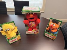 Boxed Sesame Street Tickle Elmo, Big Bird And Ernie Boxed. Never Used Or Opened.