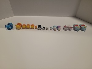 Lot of 16 DisneyTsum Tsum Vinyl Figures Mixed Sizes Dumbo Donald Daisy Stitch...