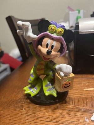 Disney Mickey Mouse Figurine in Sea Monster Halloween Costume.