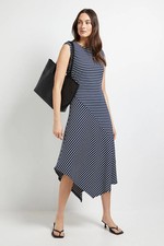 Principles Navy Fit & Flare Dress Womens Daywear Dresses