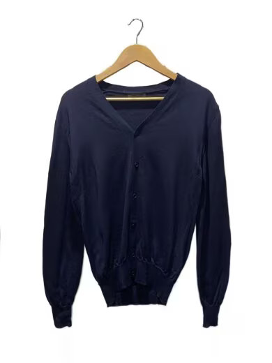 PRADA/Lightweight Cardigan/Size 46/Wool/Navy/DNA959