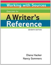 Working with Sources: Exercises for A Writer's Reference