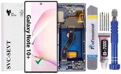 Original OEM Für Samsung Galaxy Note 10 Plus N975F Display Bildschirm LCD Rahmen