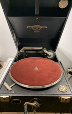 Vintage Columbia Viva-Tonal Grafonola 109A Gramophone w/ Columbia No. 9 Soundbox