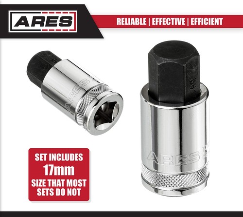 70108-12-Piece Metric Hex Bit Socket Set - Chrome Vanadium Sockets with S2 Al... - Picture 5 of 9
