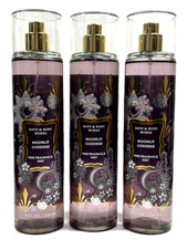 NEW 3 BATH  BODY WORKS MOONLIT GODDESS FINE FRAGRANCE MIST 8 FL OZ