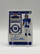 2019 Panini Contenders Julian Love Rookie Ticket Auto #220 RC Giants Seahawks