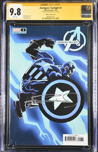 Avengers Twilight #1 CAPTAIN AMERICA VARIANT CGC SS 9.8 signed Frank Miller