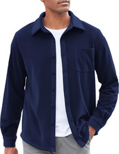 Men'S Casual Shirt Long Sleeve Button down Lightweight Flannel Shirts