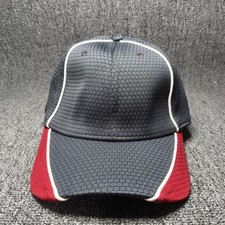 New Era 39THIRTY Blank Stretch Fit Hat Cap Grey Red White Curved Brim Y234