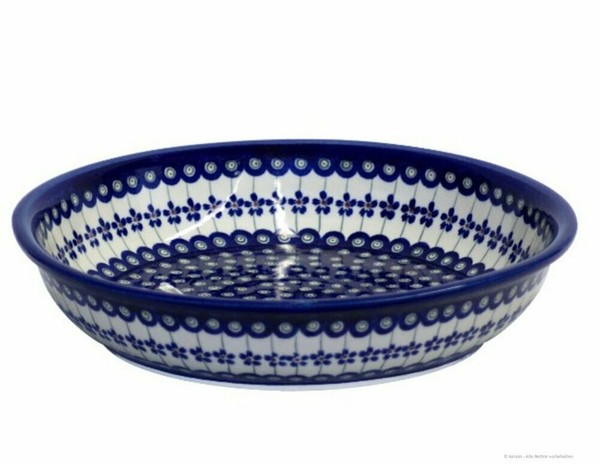 Original Bunzlauer Keramik Obstschale Ø 33,20 Cm Im Dekor 166A-image