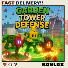 [🐶] GARDEN TOWER DEFENSE | Plants & Game passes | DIGITAL ITEMS🌱