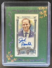 2025 Allen & Ginter Josh Rawitch Framed Mini Non-Baseball Auto Green Frame #/50